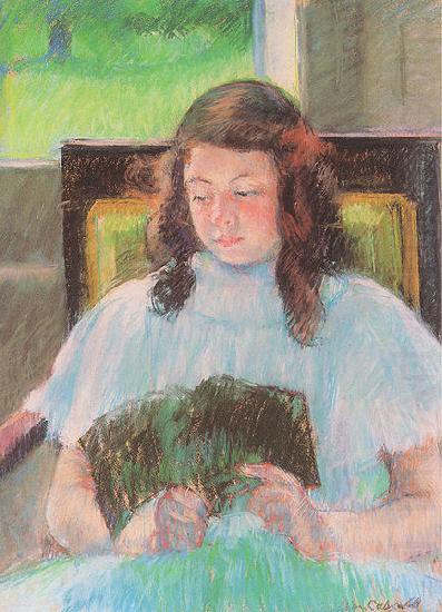Young Girl Reading, Mary Cassatt